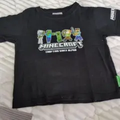 Minecraft Tシャツ 130サイズ ブラック