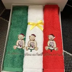 レア　HOTMAN ホットマン　フェイスタオル　3枚セット　原色　レア　ベアクマ