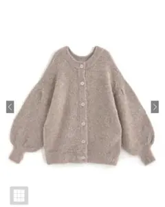 前後2Wayモヘヤタッチニットカーディガン［an1244］