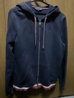 TOMMY HILFIGER ネイビー パーカー M