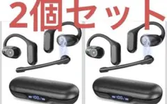 2個セットBluetooth ヘッドセットどこでも安心会議脱着式マイク