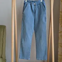 ウエストゴム ライトブルー パンツ 140サイズ