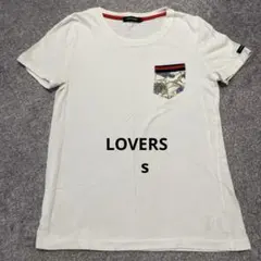 LOVERS 半袖Tシャツ ホワイト Sのサムネイル