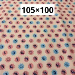 328 ミルキー　ペコちゃん柄　ピンク　シーチング生地　105×100