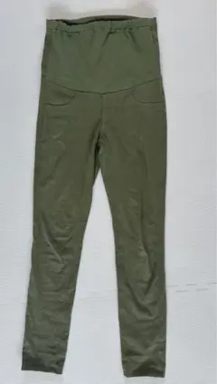 ユニクロ　マタニティデニムレギンスパンツ　カーキ