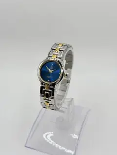 電池交換済】TISSOT ティソ 腕時計 L840K スクエア調 ネイビー - メルカリ