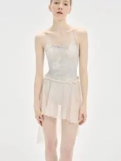 バレエ用フリル付きスカート