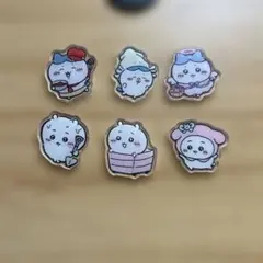 ハンドメイド アクリルパーツ 6個セット