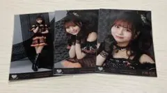 ♡＝LOVE イコラブ 大場花菜 黒衣装 生写真 コンプ♡