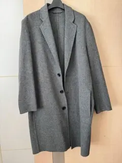 HEVO ヘリンボーン ロングコート OSTUNI BLACK GREEN - メルカリ