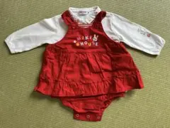 セット価格⭐︎ミキハウス スカート付きロンパース　ダルマオール　ロンTセット
