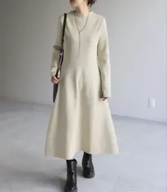 HUG.U　隠すよりメリハリ ニット ワンピ Aラインのサムネイル