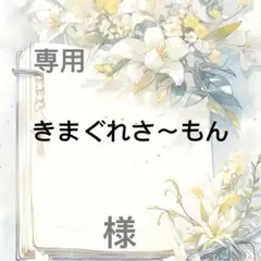 きまぐれさ〜もん 様　専用
