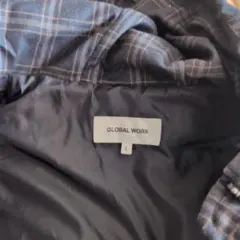 GLOBAL WORK チェック柄 長袖シャツ Lサイズ