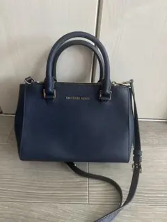 MICHAEL KORS 2way ショルダーバッグ ネイビー