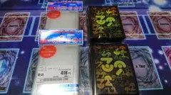 新品 未使用 ナンバーズ スリーブx2 & ミニ キャラクター スリーブ x2