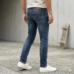 【美品】RVCA スキニー デニムパンツ インディゴ ストレッチ 激レア 31