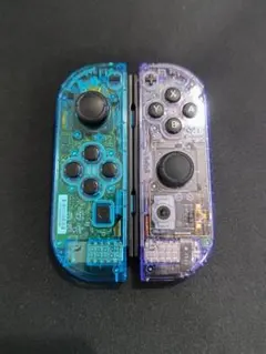 Nintendo Switch Joy-Con（L/R） スケルトン 水色・紫