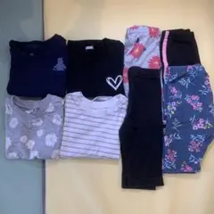 ★80㎝まとめ売り★ 女の子　子供服　夏服　Tシャツ　ズボン　保育園着