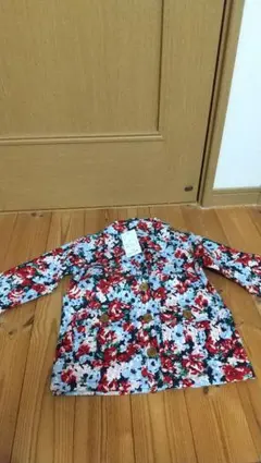 未使用品 花柄長袖ジャケット 上着