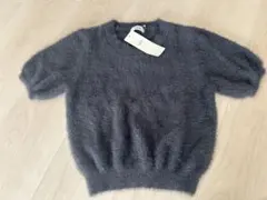 シャギーニット半袖