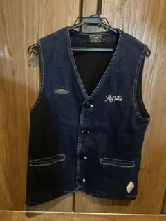 CRIMIE クライミー メンズ デニムベスト サイズM インディゴ