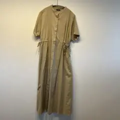 ITEMS URBAN RESEARCH ベージュ 半袖 シャツワンピース
