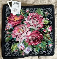 Lake Alster シェニール織 ハンカチ　グラシア 花柄　新品のサムネイル