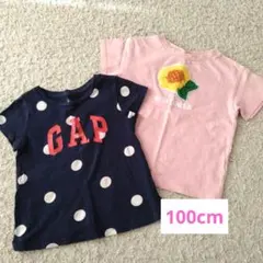 Tシャツ 半袖 100 2枚セット 女の子