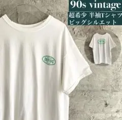 【超希少】80s vintage 海外Tシャツ デザイン 半袖 デカロゴ