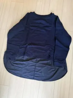 UNIQLO 長袖カットソー ネイビー XL