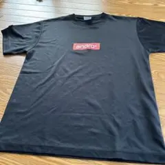 andro 黒 Tシャツ ITTAロゴ付き