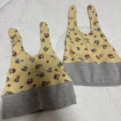 子供用帽子 花柄 動物柄　双子