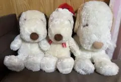 大型スヌーピー ぬいぐるみ 3体セット　クリスマス