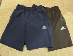 adidas キッズ ハーフパンツ2枚セット