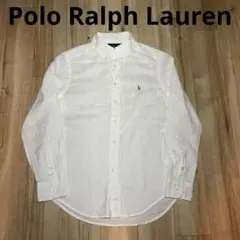 【美品】Polo Ralph Lauren コットンリネンシャツ ホワイトのサムネイル