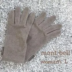 mont-bell モンベル シャミースグローブ レディースL スマホ操作可能