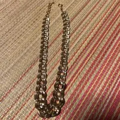 ゴールドリンクチェーンネックレス