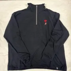 his era vec ハーフジップ トレーナー 黒