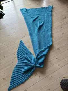 マーメイド人魚の尾ひれ型 ニットブランケットのサムネイル