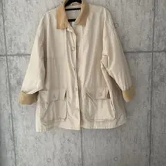 MOUSSY ベージュ コットン混紡 ハンティングジャケット