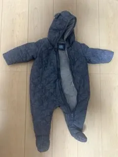 グレー キルティング アウター 0-3ヶ月