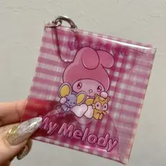サンリオ 甘えんぼ涙 あまえんぼなみだ クリアマルチケース カラビナ マイメロ