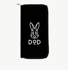 DOD ウサギロゴ ブラック長財布