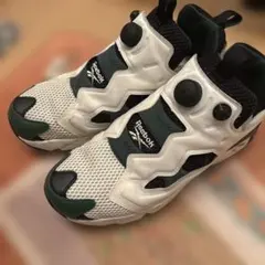 Reebok Instapump Fury ホワイト/グリーン　28.5cm