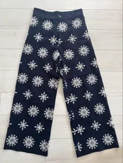 ZARA ザラ パッチワーク刺繍入りパンツ xs ZW COLLECTION ZARA】パッチワーク刺繍入りパンツ ZW COLLECTION1377/042/712