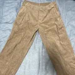 ブラウン コーデュロイ チノパン M