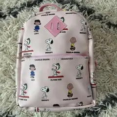 スヌーピー リュック ピンク