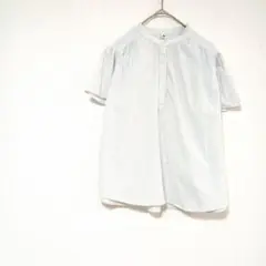 UNIQLO kids ストライプ 半袖シャツ 150 前ボタン　カジュアル