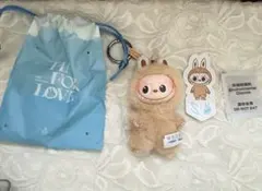 ラブブ LABUBU Pin for love イニシャルS